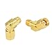 RP SMA Male to RP SMA Female 45 Degree Antenna Adapter Gold Plated Connector for FPV Race RX5808 Fatshark Goggles Pack of 2