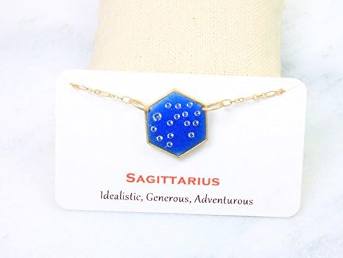 Sagittarius zodiac constellation pendant