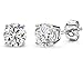 316L Surgical Stainless Steel Round Clear Cubic Zirconia Stud Earring set (5 Pairs)