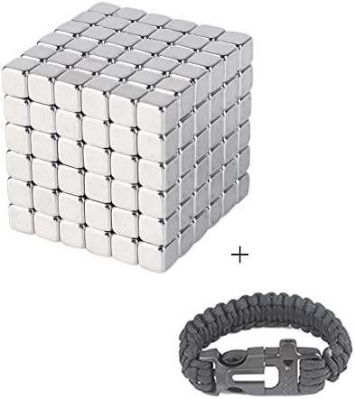 Magnetic cubes - Magnetic Sculpture Desk Toy with Stainless Steel Ball Multi-Use - Stress Relief Relaxing for Office School Home DIY โ 216 pcs