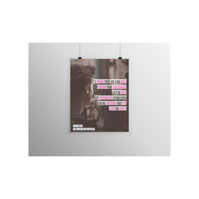 Buy Hamilton Musical Quote Poster 616 x 20 Motivational
