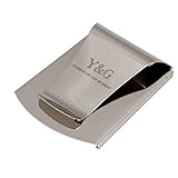 YQA07B Fitted Fabric Fashion Stainless Steel Money Clip Handsome Goods By Y&G
