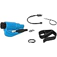 RESQME Accessory Pack The Original Emergency Keychain Car Escape Tool, 2-in-1 Seatbelt Cutter and Window Breaker, Made in USA With Visor Clip, Lanyard, Keyring and Cable Tie - Blue