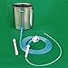HealthAndYoga™ Combo Superior 2 Quart Stainless Steel Enema Kit - Medical Grade Tubings