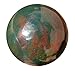 Healing Bloodstone Crystal Sphere - Natural Blood Stone Aura Cleansing Gemstone Reiki Ball For Women & Men - Authentic Heliotrope Bloodstones Crystals For Positive Energy, Meditation & Yoga - 40-50 mm