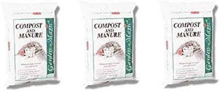 Michigan Peat 5240 Garden Magic Compost and Manure, 40-Pound (3-Pack)