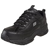 Skechers for Work Men's Soft Stride Lace Up,Black,10.5 M US