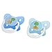 Dr. Brown's Prevent Contour Pacifier, Stage 3 (12m+), Polka Dots Blue, 2-Pack