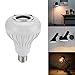 LED Music Light Bulb, E27 led Light Bulb with Bluetooth Speaker RGB Changing Color Lamp Built-in Audio Speaker with Remote Control for Home, Bedroom, Living Room, Party Decoration