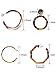 Jetec Acrylic Resin Earrings for Women Tortoise Shell Hoop Earring Mottled Bohemian Drop Dangle Statement Fashion Round Circle Lightweight