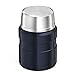 THERMOS Stainless King Vacuum-Insulated Food Jar with Spoon, 16 Ounce, Midnight Blue
