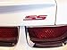 Yoaoo 2Pack OEM Chrome Ss Emblems Metal Decal 3D Logo Compatible with Zl1 1LE Series Red