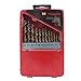 Hymnorq 13-Piece M35 Cobalt Drill Bit Set (1.5mm-6.5mm) with Metal Index Case, Fully Ground, 135° Split Point, Dual Twist Flutes, Ideal for Drilling Hard Metals Like Stainless Steel and Cast Iron