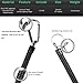 DICERO Fishing Lanyard (Pack of 12) Accessories Plastic Retractable Coiled Tether with Carabiner for Pliers Lip Grips Tackle Fish Tools
