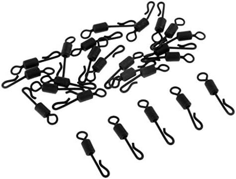 Tachiuwa 25ピース 個matt Blackクイックチェンジスイベルサイズ4 B084krbw3k 6円 激安通販ショッピング 超人気 専門店 人気海外一番 超美品再入荷品質至上 当店一番人気