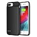 Wixann Battery Case for iPhone 8 Plus/7 Plus/6 Plus/6s Plus, 4000mAh Slim Portable Charger Case Protective Rechargeable Battery Pack Charging Case for iPhone 8 Plus/7 Plus/6 Plus/6s Plus