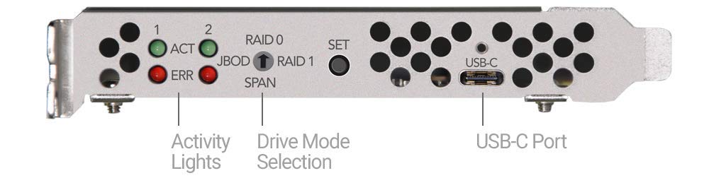 SoNNeT Fusion Dual 2.5-inch SSD RAID
