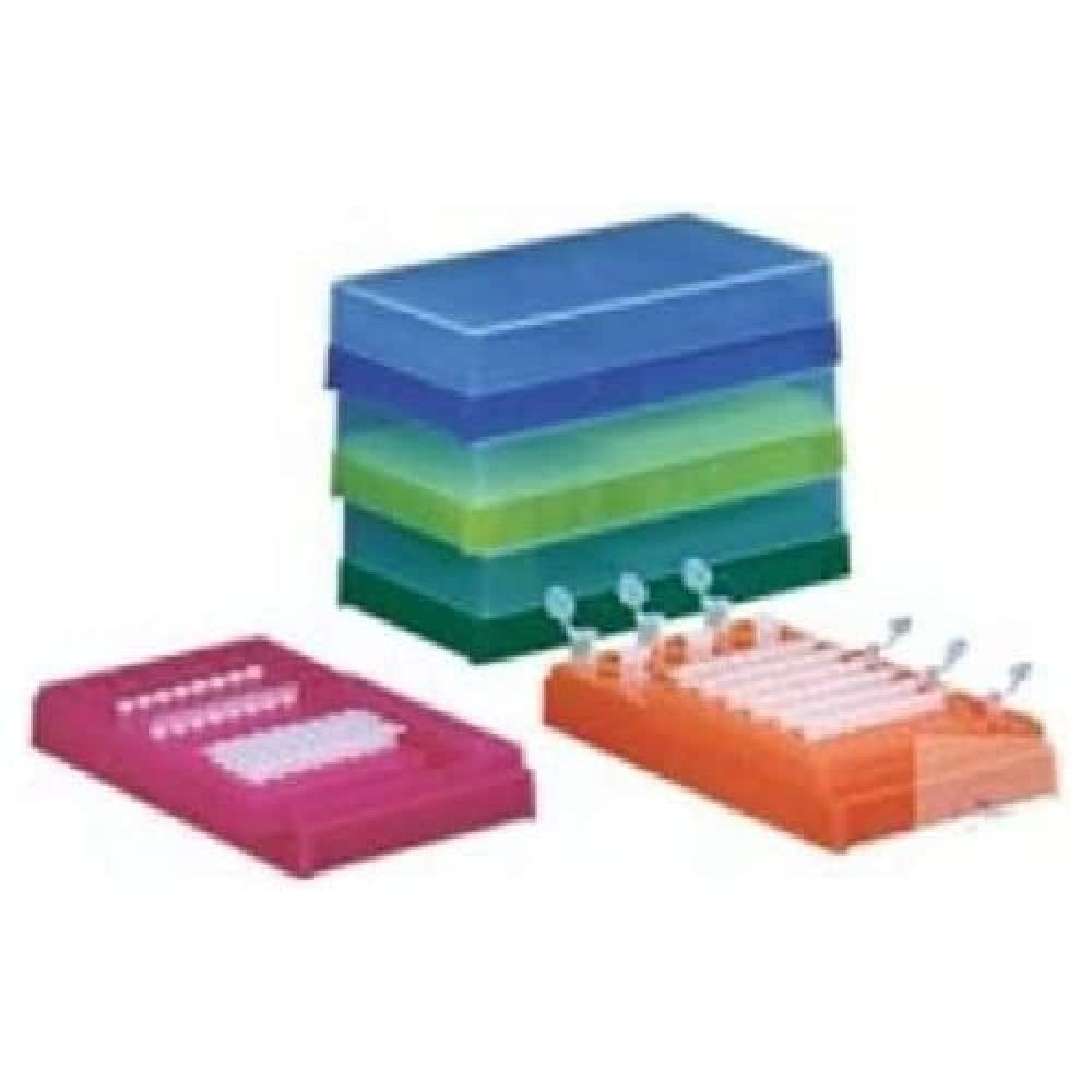 Neolab 2 2761 COMBI Rack for PCR Tubes & Reaction Containers with Lid (Blue)