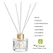 Creative Scents Bergamotto Essential Oil Reed Diffuser Sticks in Gift Box | Aromatherapy-Grade Oils Blend | Natural Scented Diffusing Kit | Non-Toxic Home Spa Fragrance Diffuser Set, 75 ML/2.5 Oz.