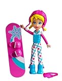 Polly Pocket Adventure Series 3 inch Polly Snow Boarding Doll Playset