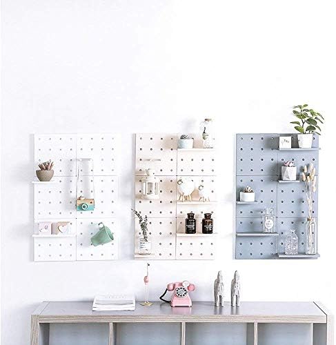 Yidian Plastic Storage Shelves, Wall Mount Shelves,Modern Art DIY Decorative Panel Shelves,Plastic Decorative Shelves for Perfect Decor of Any Room