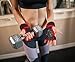 Workout Gloves with Straps Best Workout Glove for Weight Lifting, Gym Workouts Red Color Size Small