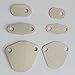 Machter EGR Block Off Plates with Gaskets Fit For 93-97 LT1 Camaro Z28 Firebird Corvette C4 Chevrolet Stainless
