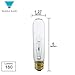 (6 Pack) 25-Watt T10 Tubular Incandescent Medium (E26) Base 120-Volt Light Bu...
