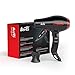 1875W Salon Hair Dryer Negative Ionic Blow Dryer with Air Flow Nozzle 2 Speed and 3 Heat Settings Professional AC motor,Black