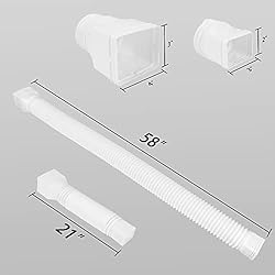 PXCAYFF 2 Pack Rain Gutter Downspout Extensions