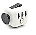 PlayLearn Resources Fidget Toys Cube for Fidgeters Stress Relief Anxiety Attention Desk Toy for Adult and Children (white & black)