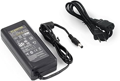 Yeahplus AC 100-240V To DC Switching Output Jack Power Supply Converter Adapter for Led Lights Strips (6A 12V)