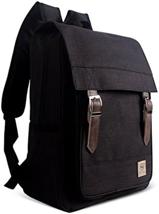 Datomarry Classic Outdoor Oxford Laptop Backpack Black Personalized School Book Bag