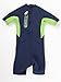 O'Neill Wetsuits Toddler 2 mm Reactor Spring Wetsuit, Navy/Lime, 2