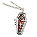 CA Mode Women's Cross Vintage Coffin Locket Necklace Bat Pendants