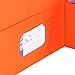 Smead Two-Pocket Heavyweight Folder, Paper Folders with Pockets, Letter Size, Orange, 25 per Box (87858)