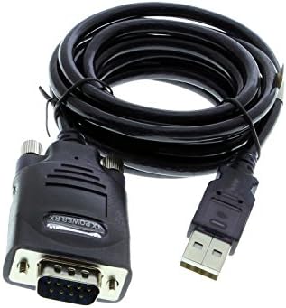 USBGear FTDI 6ft. Long USB to Serial Adapter Cable with Screws and Three LED display