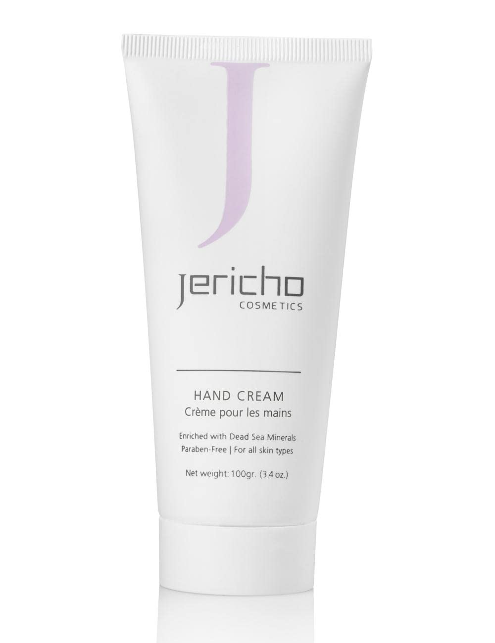 Jericho Cosmetics Hand Cream – Moisturizing & Nourishing with Aloe, Olive Oil & Dead Sea Salts – Hydrating Formula with Witch Hazel & Vitamin E – Non-Greasy, 3.4 oz