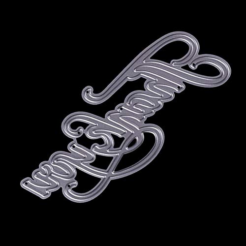 Stencil Diy - 46 94mm Metal Steel Sharp Embossing Template Thank You Letter Cutting Die Stencils Scrapbooking - Scrapbook 50 - Thumbnail 4