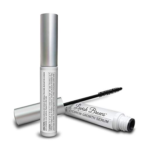 Pronexa Hairgenics Lavish Brows - Eyebrow Growth Enhancer Serum with Biotin, Castor Oil & Natural Growth Peptides for Long, Thick Looking Eyebrows! Dermatologist Certified & Hypoallergenic.