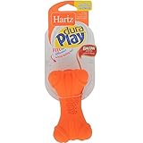 Hartz Dura Play Soft Dog Bone Toy, Assorted Colors 1 ea (Pack of 3)