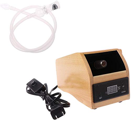 oukery Digital Vape Evaporator Aromatherapy Diffuser Vaporizer with Free Whip Accessories Kit (Yellow)