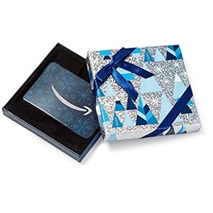 Amazon.de Geschenkgutschein in Geschenkbox (Blau und Silber)