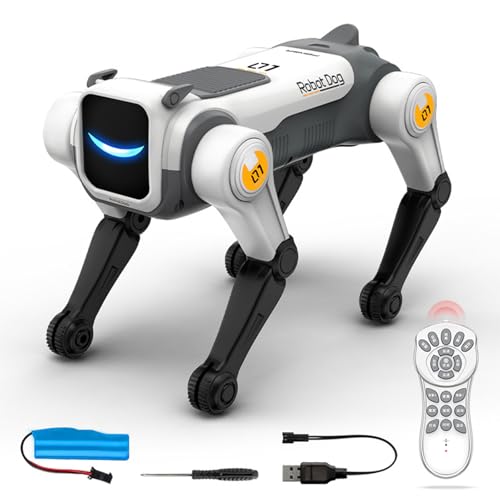 Beauenty Smart Robot Dog for Kids,mart Interactive Pet Toy with Remote Control,9+Actions Voice Commands,Music, Dance,Durable Design for Kids Age 3+