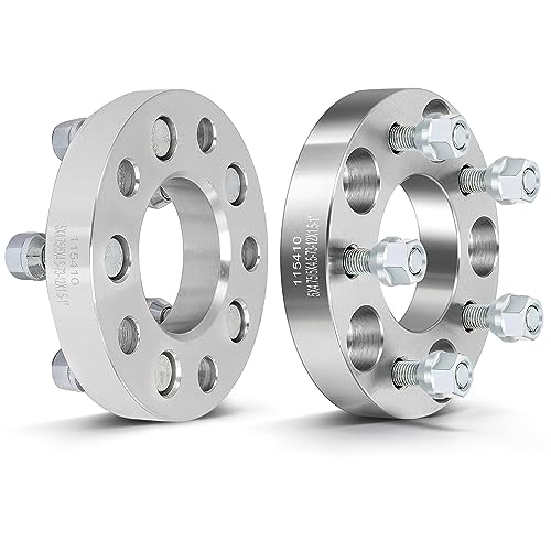 Photo 1 of ECCPP 2PCS 1 inch Wheel Spacers 5 Lug 5x4.75 to 5x4.5 12x1.5 Studs Fit for 1990-2005 for GMC Jimmy1982-2002 for Chevrolet Camaro 1983-1994 for Chevrolet S10 Blazer-Only Work with 5x4.5 Wheels