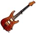 Angled Guitar Wall Hanger Display for Electric and Thin Body Guitars- White Finish
