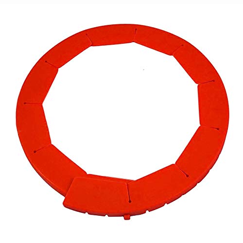 Silicone Pie Crust Saver,Food-safe Silicone Protector,Fit 8.5" - 11.5" (Red) - Thumbnail 7