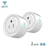 Woocon Remote Wifi Mini Smart Plug That Work With Alexa Google Home Outlet Compatible With Voice Activated Devices Echo Dot Multi-function Switch adapter ETL& FCC certification