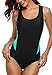 ATTRACO Women's One Piece Swimsuits Athletic Swimsuit Training Bathing Suit