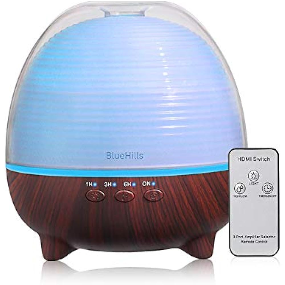 Premium Essential Oil Diffuser With Remote Aromatherapy Humidifier